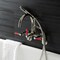Aqua Vintage AE8156DKL 7-Inch Adjustable Wall Mount Clawfoot Tub Faucet, Polished Nickel AE8156DKL - alternate 4